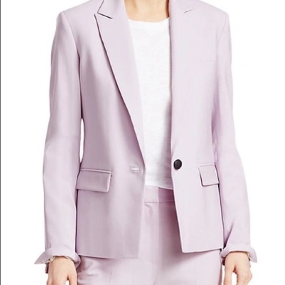 Rag & Bone Cairo Lilac Lavender Single Breasted Blazer